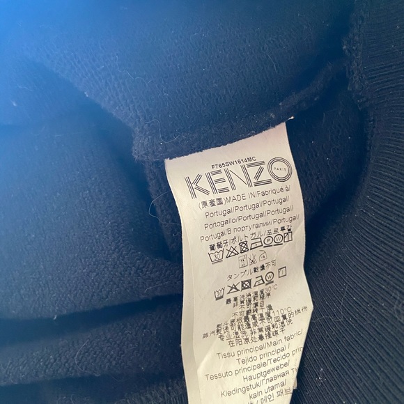Kenzo black logo sweatshirt in small - Picture 6 of 6